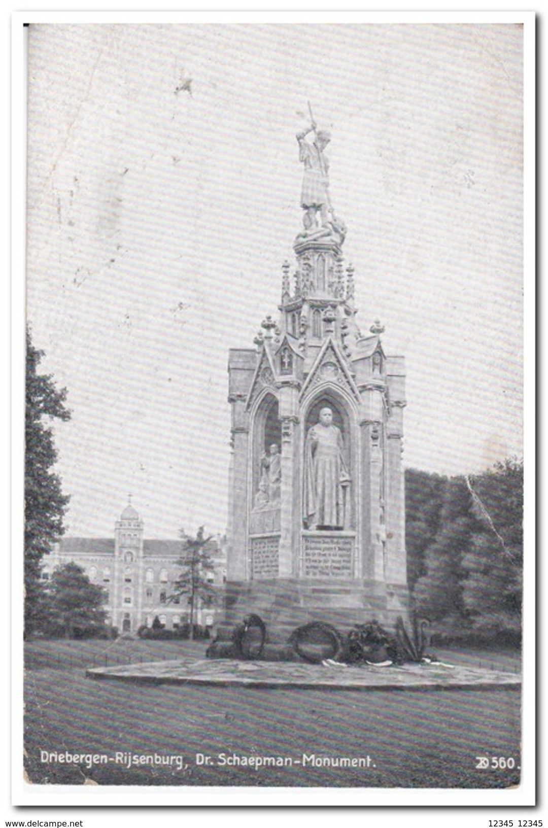 Driebergen-Rijsenburg, Dr. Schaepman-Monument ( Kaart Heeft Nogal Wat Breukjes ) - Driebergen – Rijsenburg