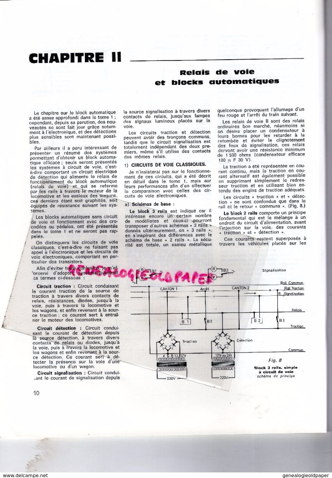 CATALOGUE JOUETS- L' ELECTRICITE AU SERVICE DU MODELISME- CHEMIN DE FER -R. CHENEVEZ-TOME 2 -1975-LOCO REVUE AURAY-GARE - Chemin De Fer & Tramway