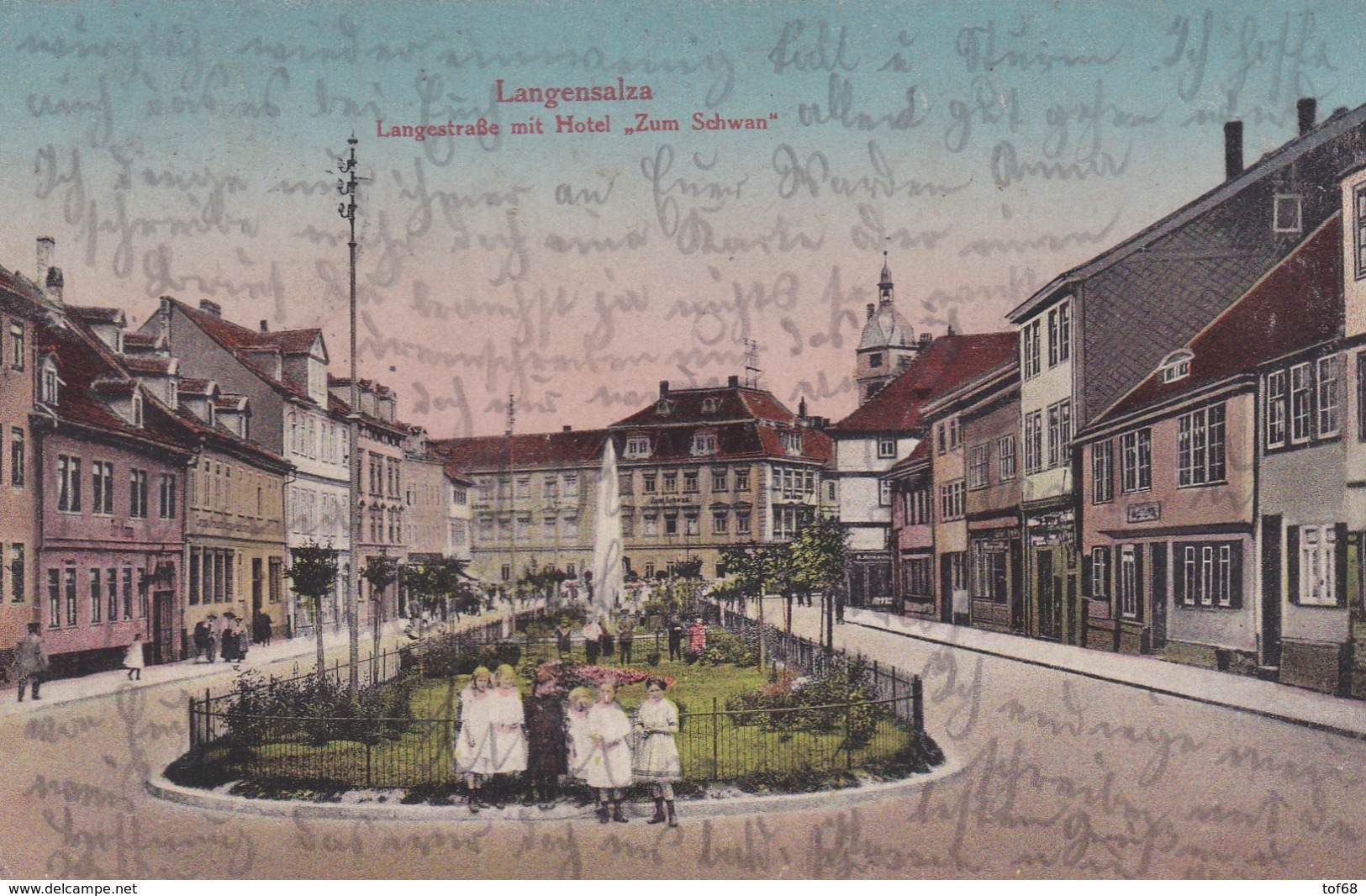 Langensalza Langestrasse Mit Hotel Zum Schwan - Bad Langensalza