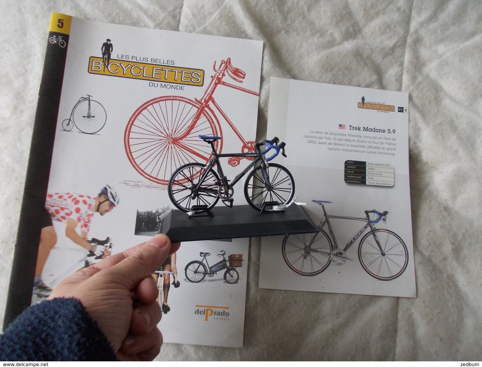 VELO Delprado Les Plus Belles Bicyclettes Du Monde N° 5 Trek Madone 5.9 - Autres & Non Classés