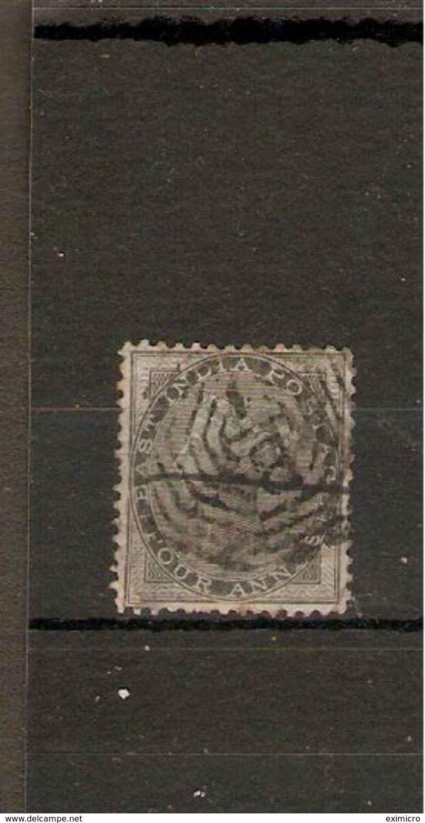 INDIA 1855 4a SG 35 NO WATERMARK FINE USED Cat £22 - 1854 Britse Indische Compagnie