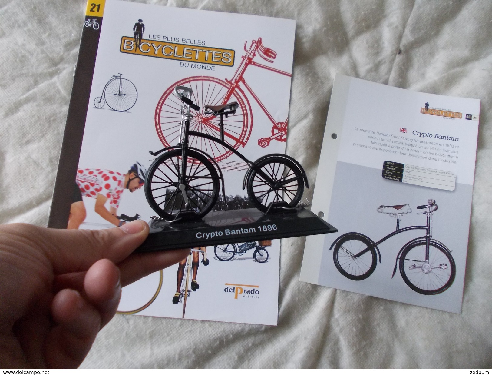 VELO Delprado Les Plus Belles Bicyclettes Du Monde N° 21 Crypto Bantam - Autres & Non Classés