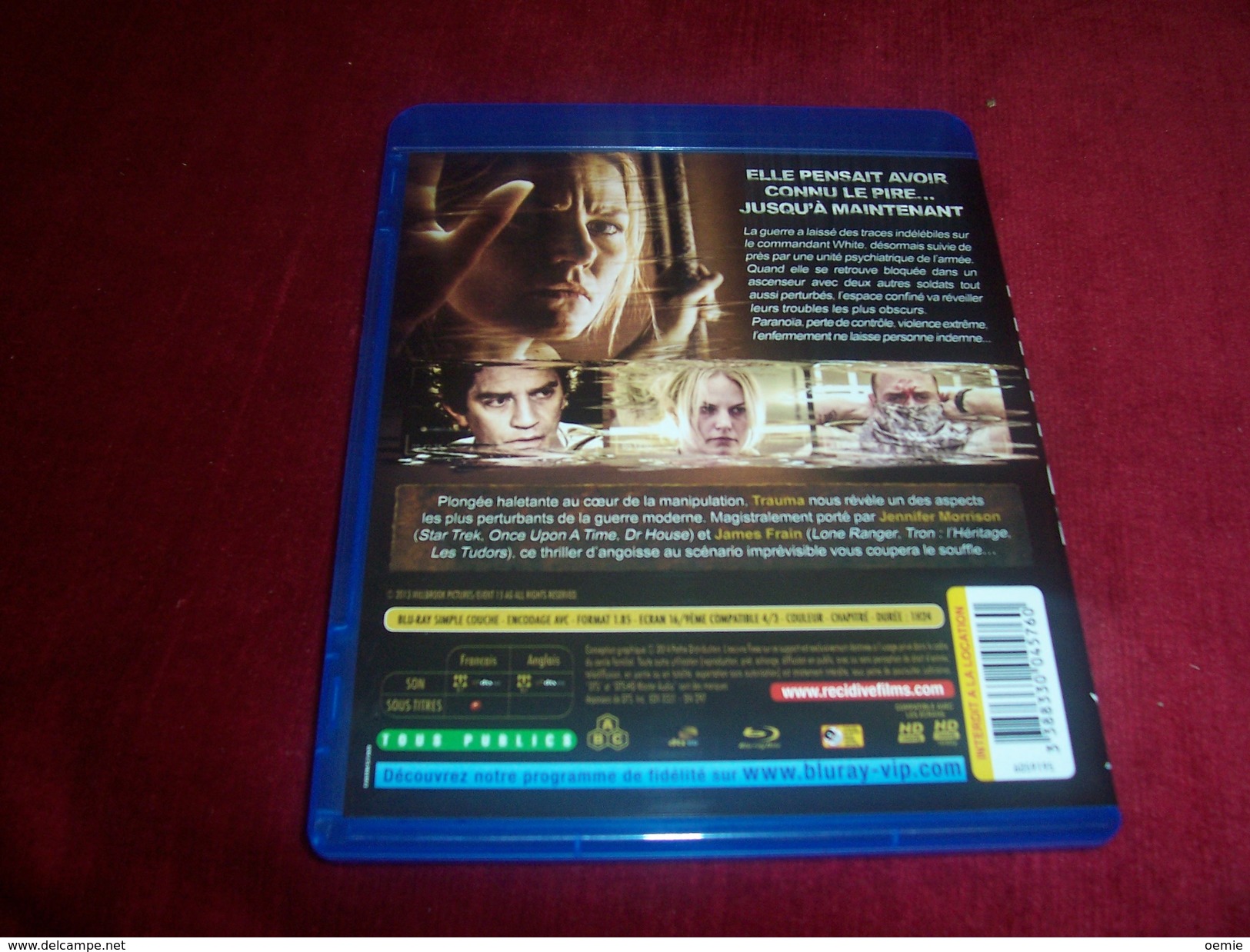 DVD  BLU RAY  ° TRAUMA   ° REVENUE DE L'ENFER ELLE VAS Y RETOURNER - Horror