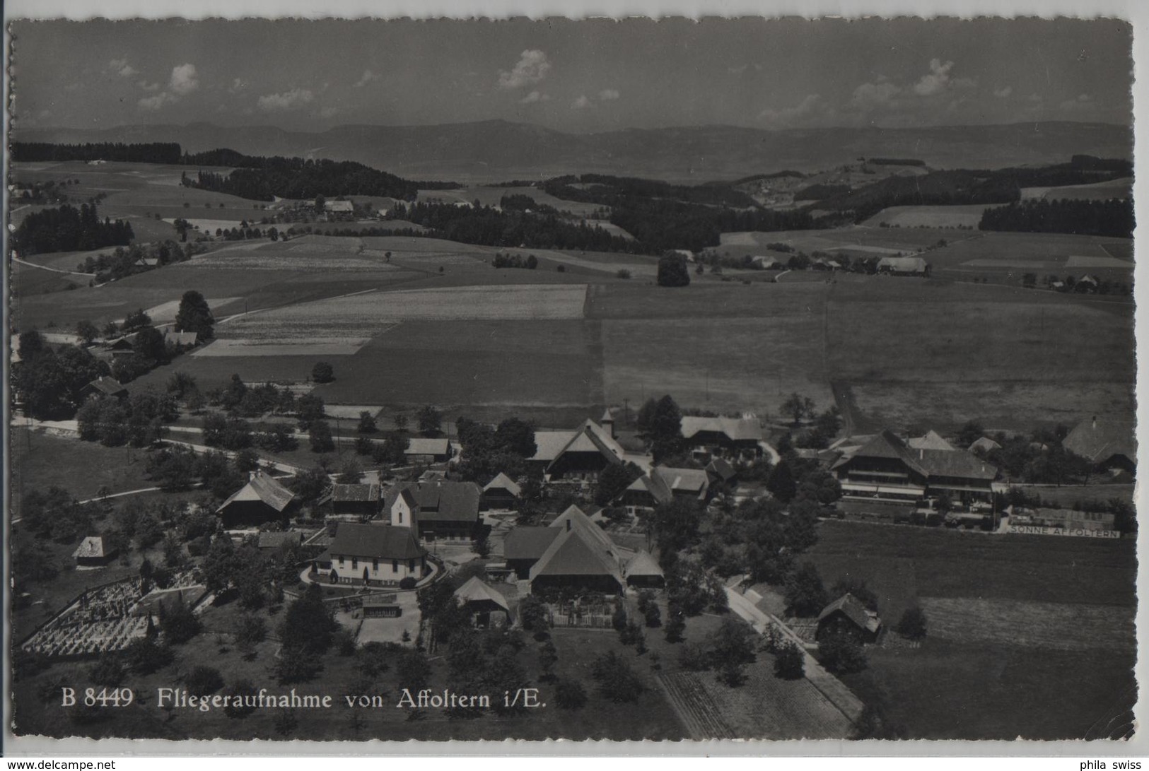 Fliegeraufnahme Von Affoltern I/E. - Photo: A. Boss - Affoltern Im Emmental 