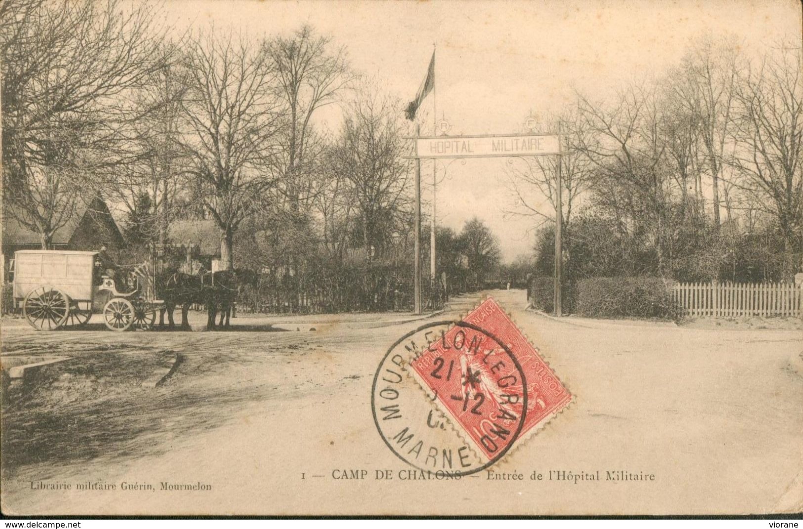 Camp De Chalons - Entrée De L'Hôpital Militaire - Châlons-sur-Marne