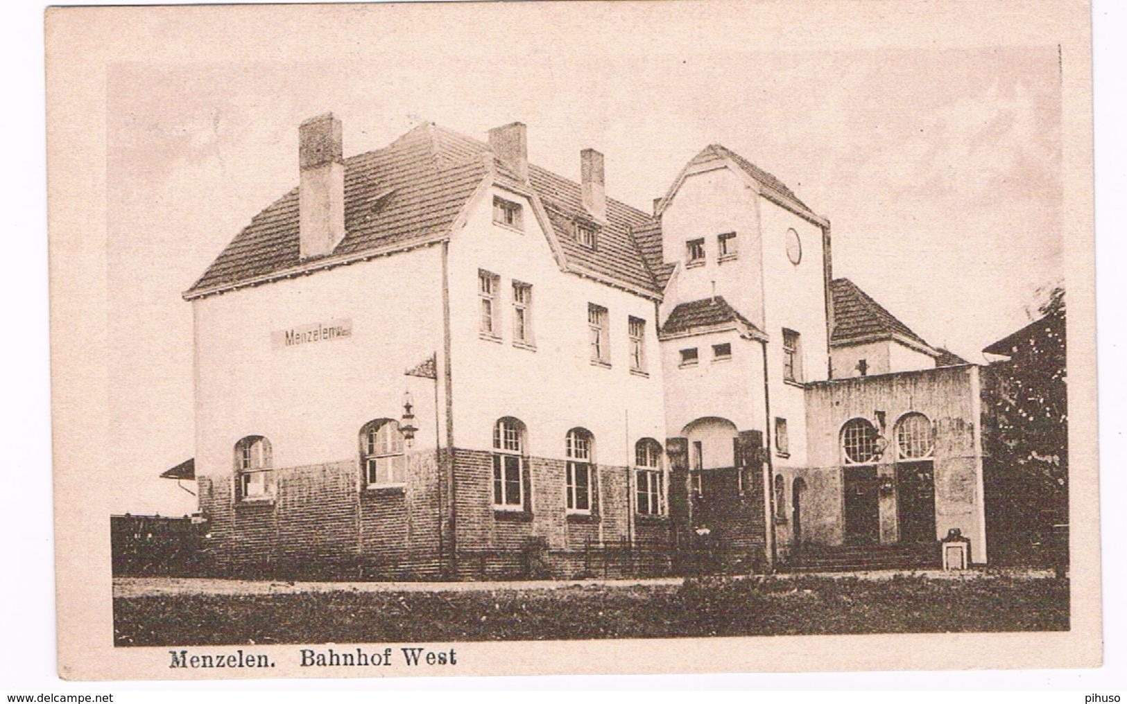 D-7677    MENZELEN / WESEL  : Bahnhof West - Wesel