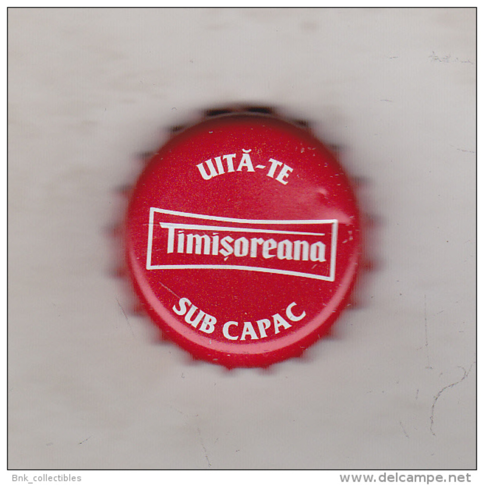 Romania Beer Cap - Timisoreana - Special Issue 2016 - Red - Bière