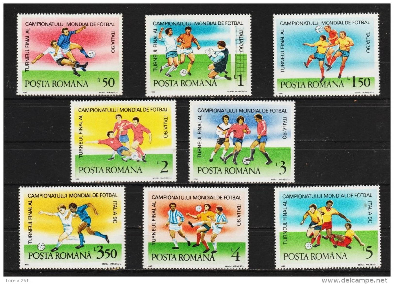 1990 - Coupe Du Monde ITALIA 90  Mi No 4594/4601 Et Yv 3884/3891 MNH - Ungebraucht