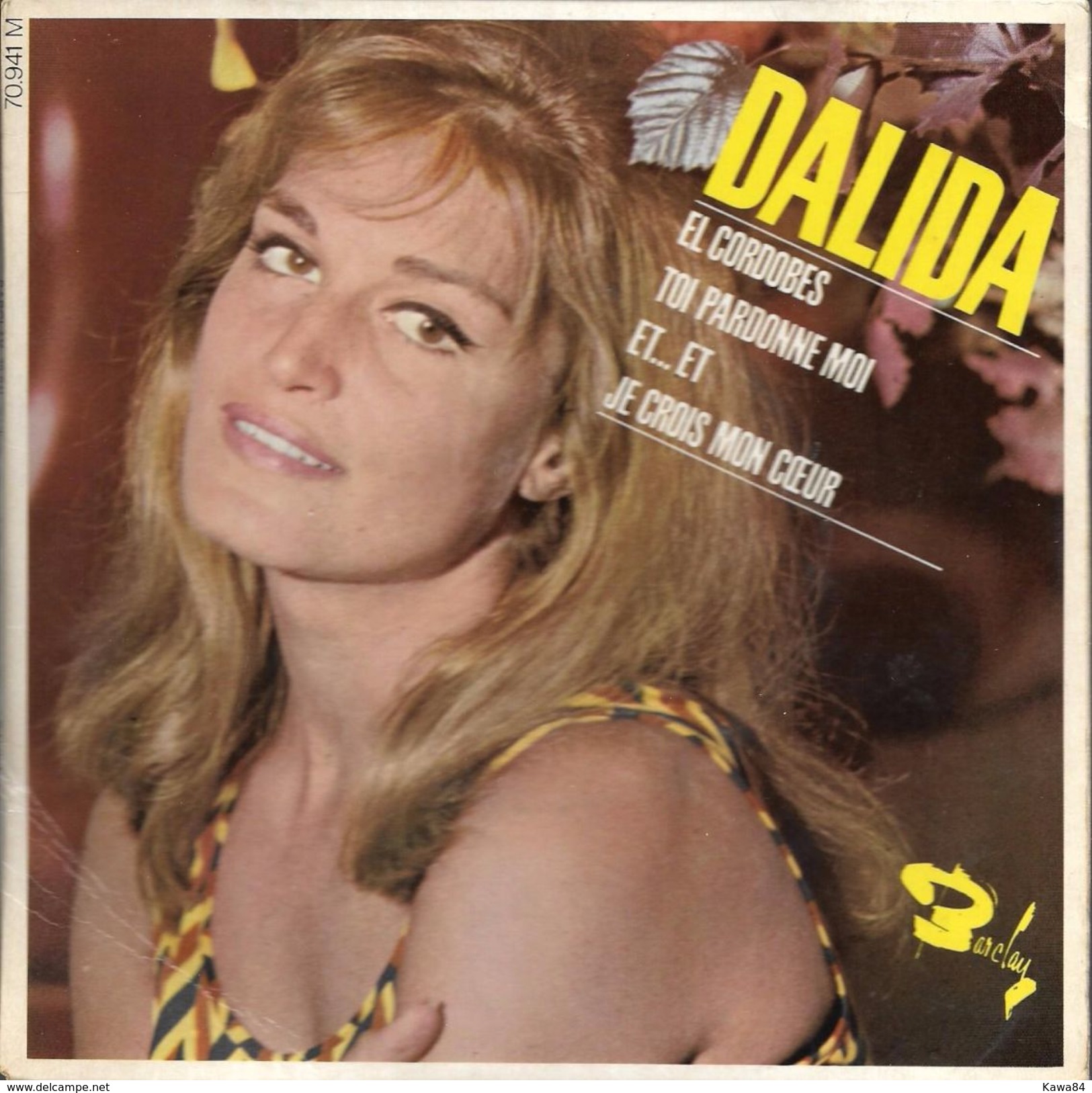 EP 45 RPM (7")  Dalida  "  El Cordobes  " - Other - French Music