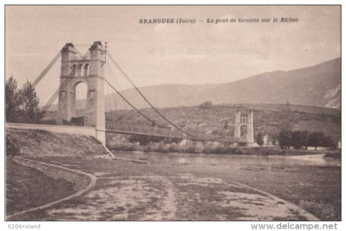 D38 - Brangues -  Le Pont De Groslée Sur Le Rhône  : Achat Immédiat - Brangues