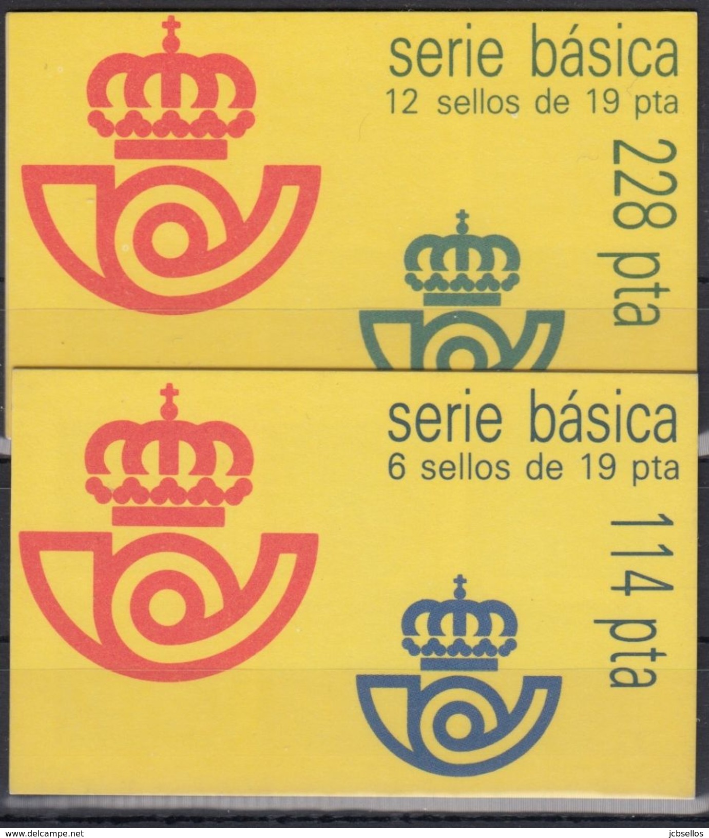 ESPAÑA 1986 CARNET Nº 2834(1) + 2834(2)-C NUEVO - Blocs & Hojas