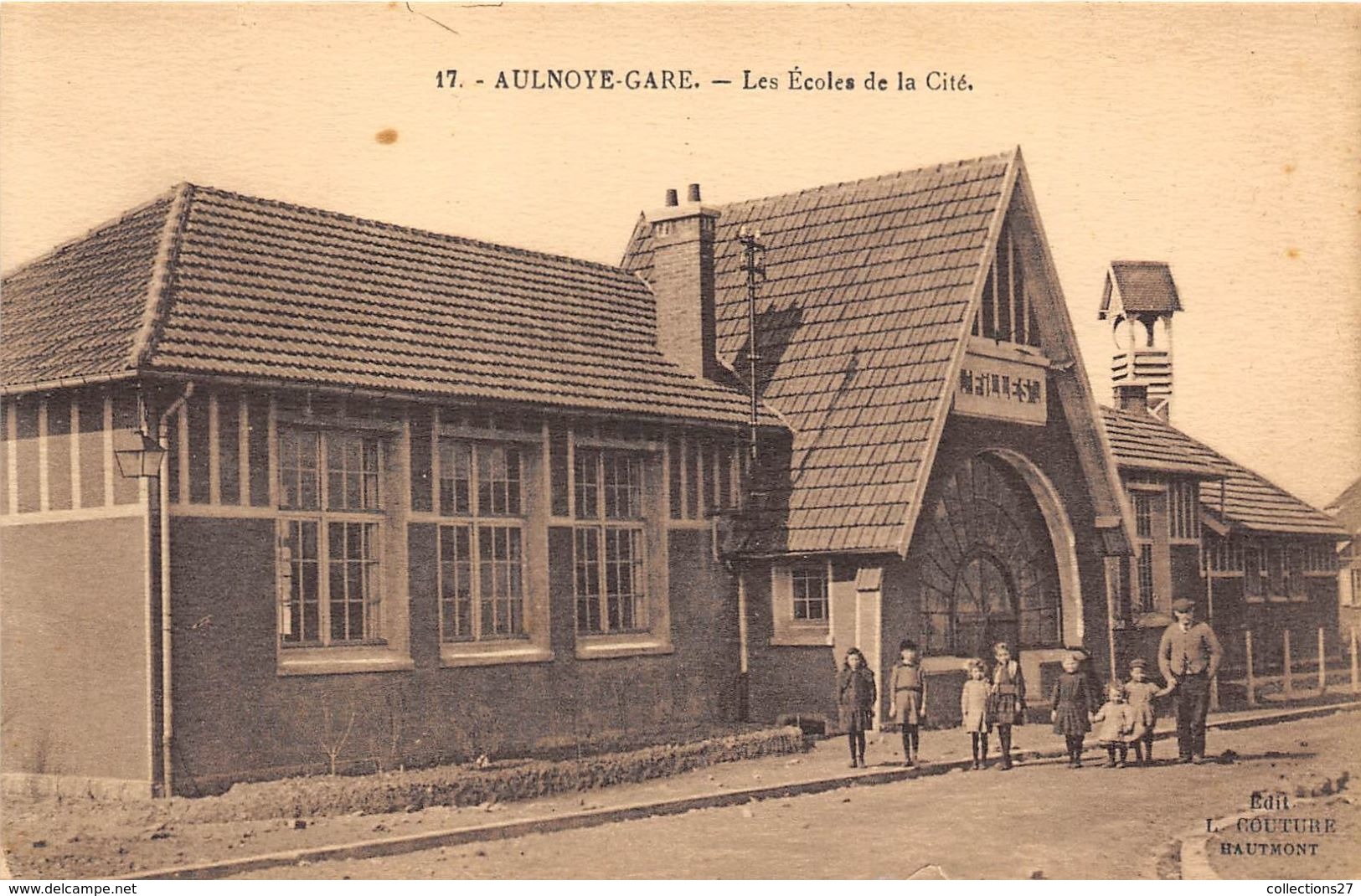 59-AULNOYE-GARE- LES ECOLES DE LA CITE - Aulnoye