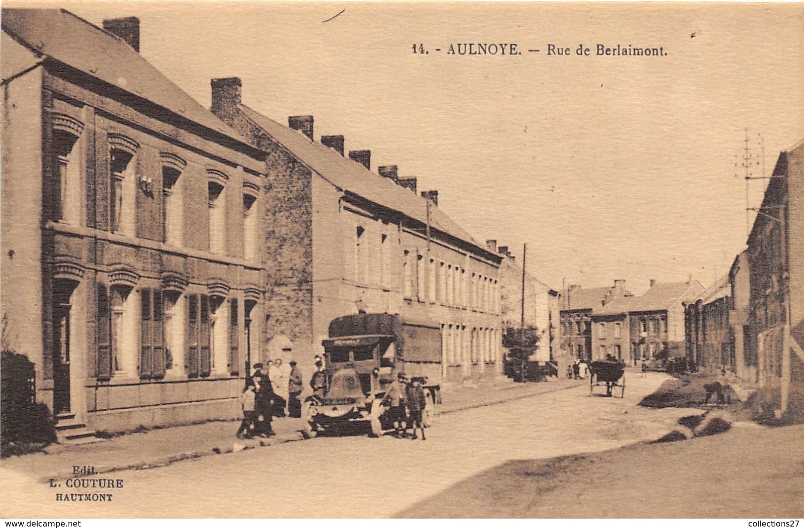 59-AULNOYE- RUE DE BERLAIMONT - Aulnoye
