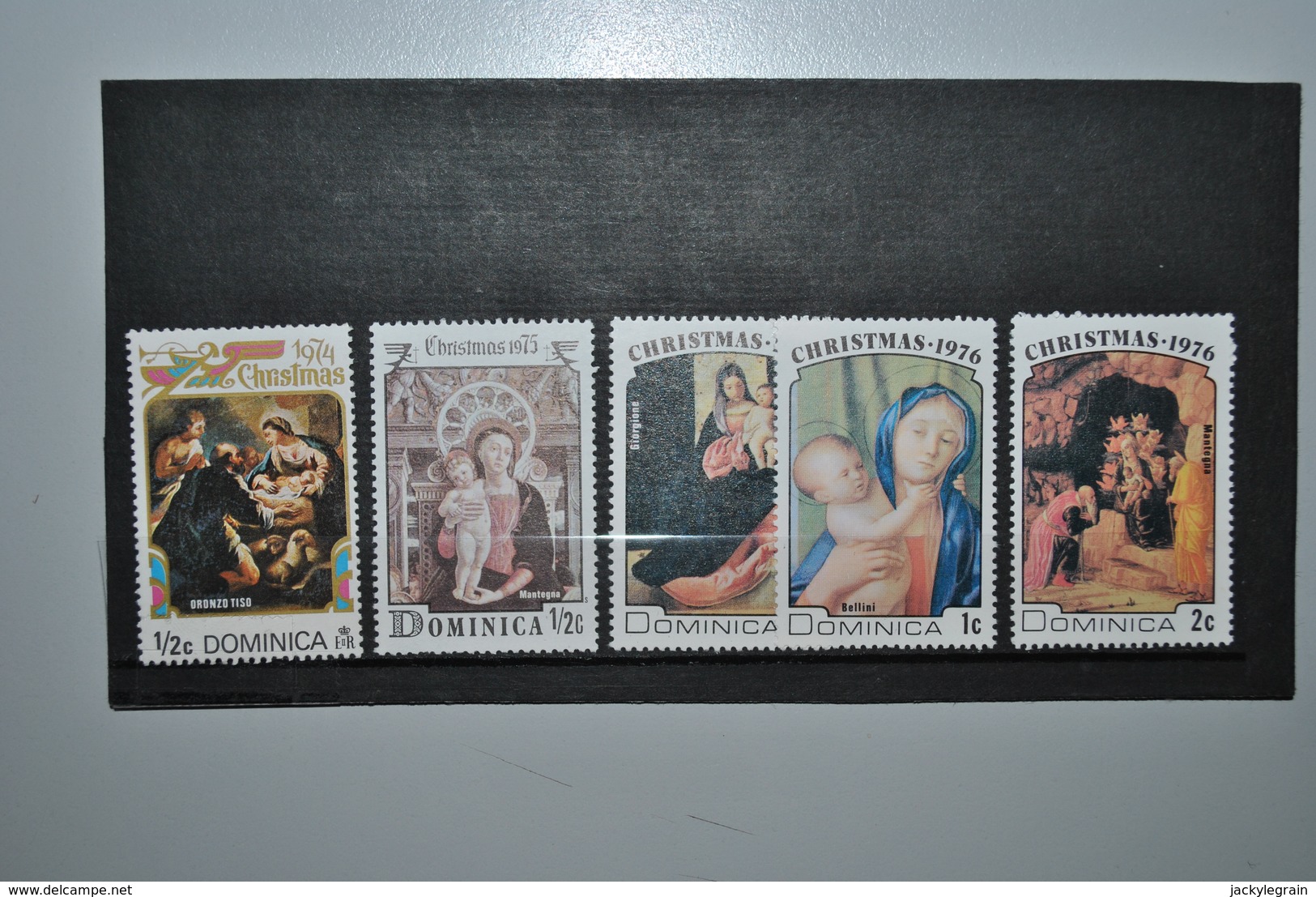 Dominique 1974/76 Noël MNH - Dominica (...-1978)