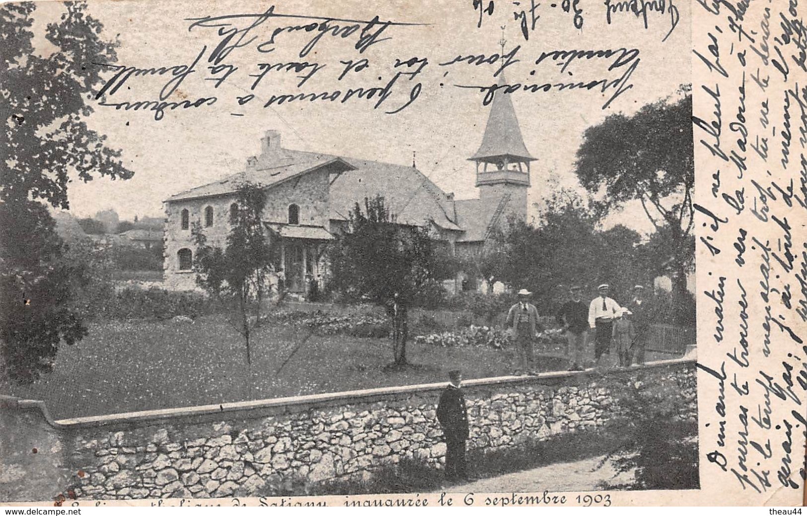 ¤¤  -  SUISSE   -  SATIGNY  -  Eglise Catholique Inaugurée Le 6 Septembre 1903    -  ¤¤ - Satigny