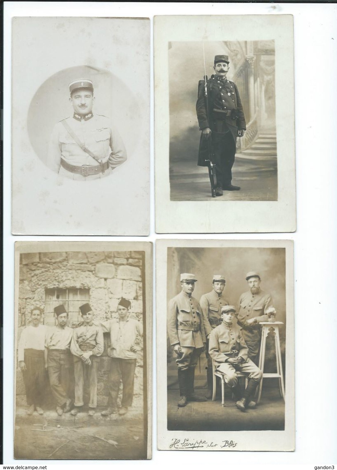 LOT    de       200     Cartes  Postales  PHOTO  :     Guerre  1914-1918   -    Portraits  et  Scènes Diverses