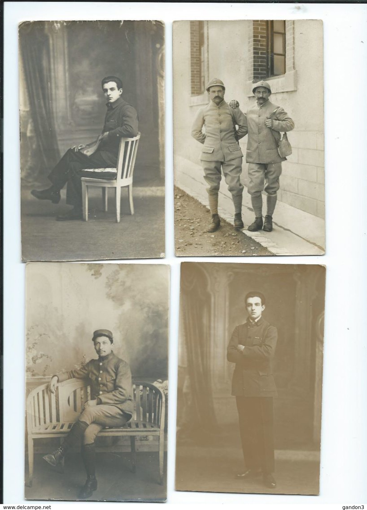 LOT    de       200     Cartes  Postales  PHOTO  :     Guerre  1914-1918   -    Portraits  et  Scènes Diverses