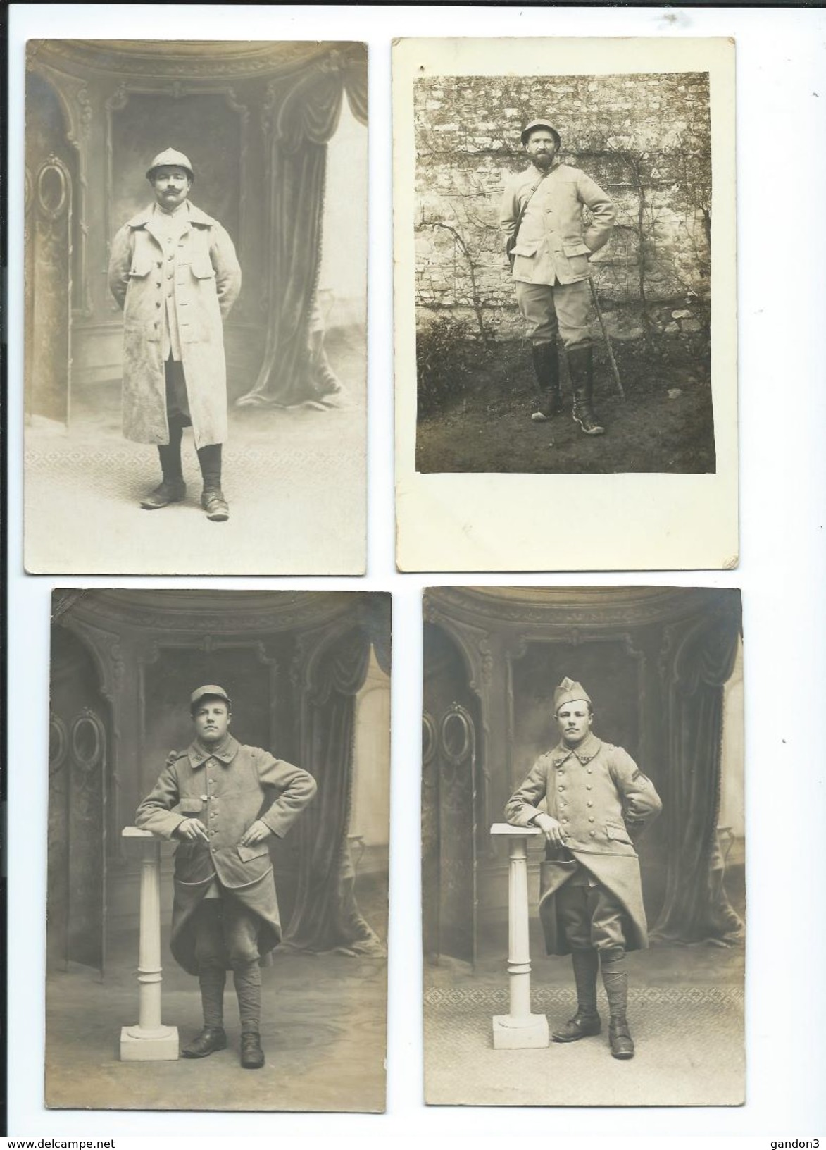 LOT    de       200     Cartes  Postales  PHOTO  :     Guerre  1914-1918   -    Portraits  et  Scènes Diverses