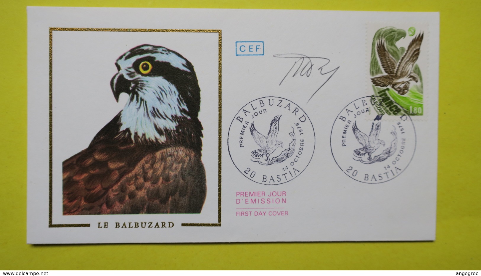 Autographe  Sur  FDC  First Day Cover  Premier Jour   A VOIR   1978 - Autres & Non Classés