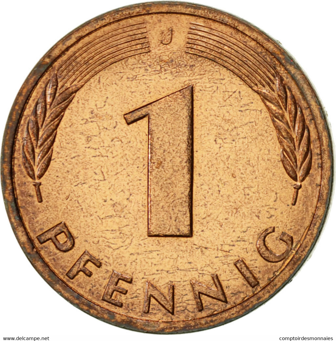 Monnaie, République Fédérale Allemande, Pfennig, 1983, Hambourg, TTB+, Copper - 1 Pfennig