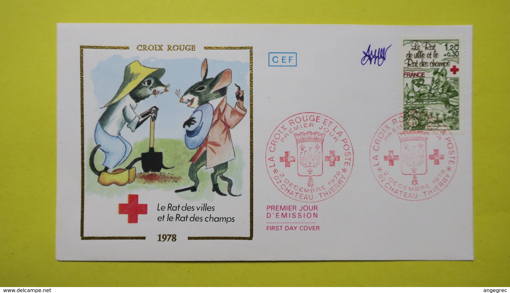 Autographe  Sur  FDC  First Day Cover  Premier Jour   A VOIR   1978 - Autres & Non Classés