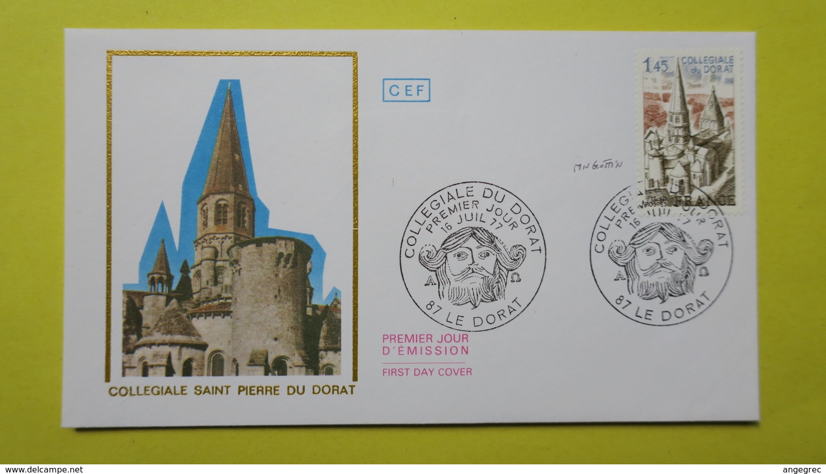 Autographe  Sur  FDC  First Day Cover  Premier Jour   A VOIR   1977 - Autres & Non Classés