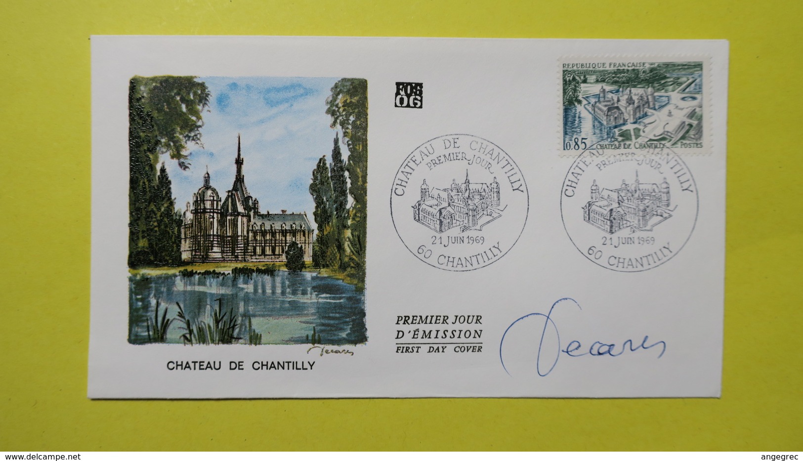 Autographe  Sur  FDC  First Day Cover  Premier Jour   A VOIR   1969 - Autres & Non Classés