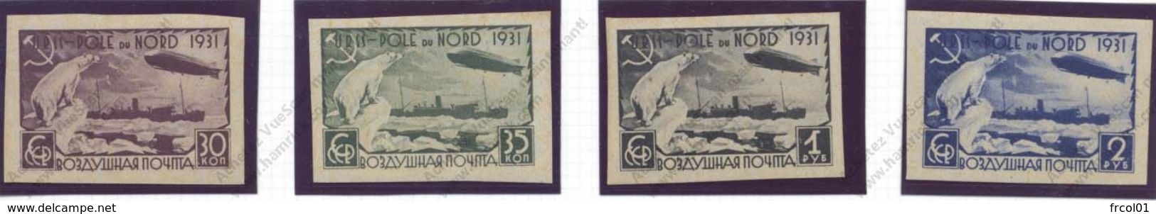 Russie, Yvert PA27B/30B**, Scott C30/33**, MNH - Unused Stamps
