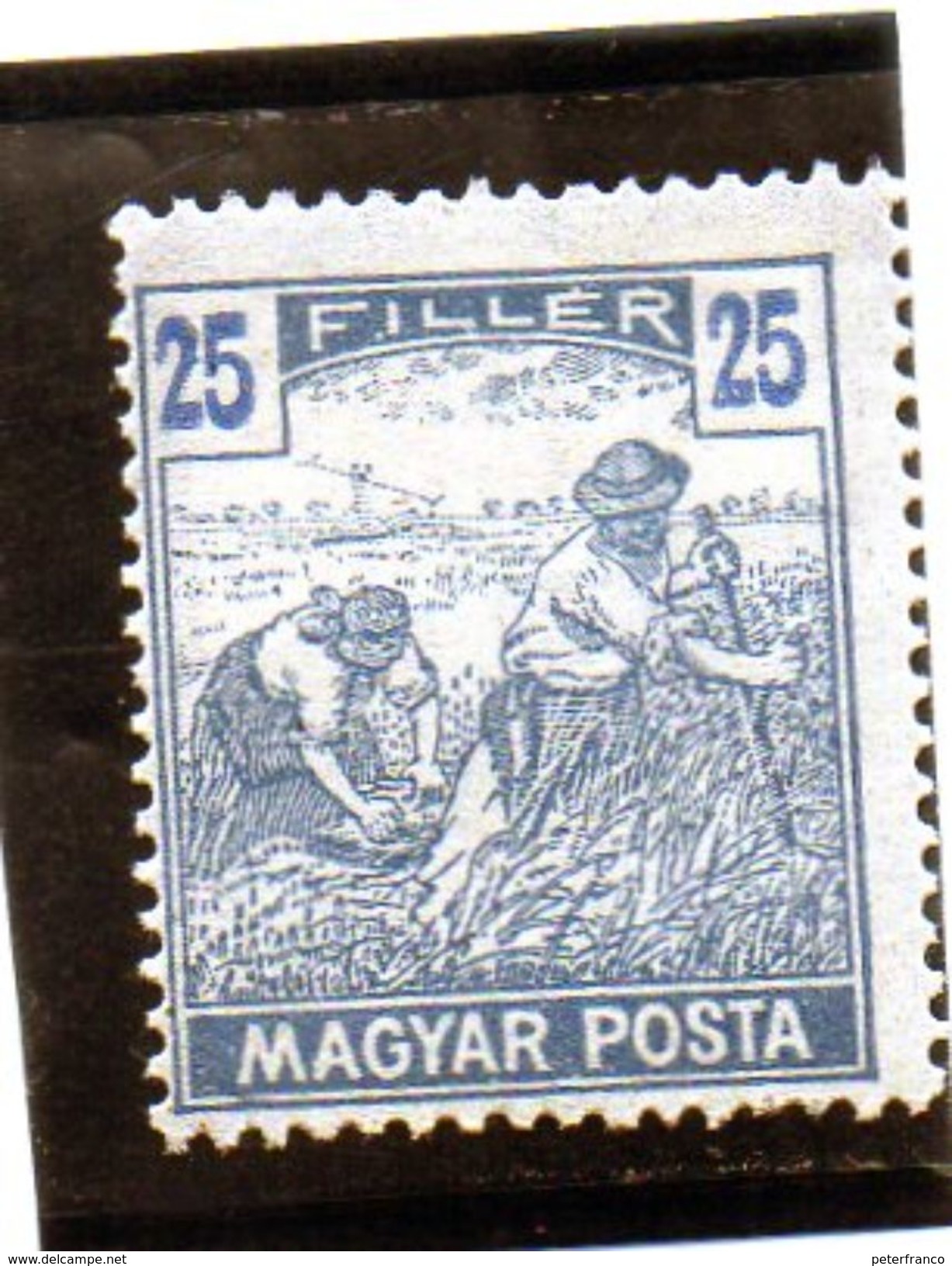 B - 1916 Ungheria - Mietitori (nuovo Linguellato) - Unused Stamps