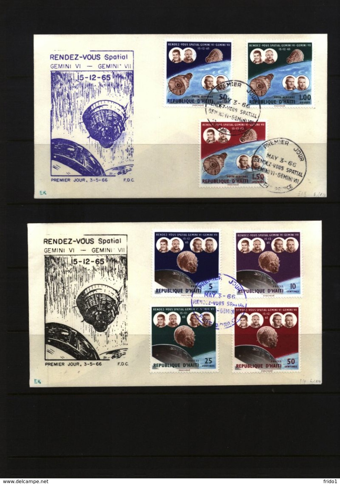 Haiti 1966 Raumfahrt / Space  FDC - Amérique Du Sud