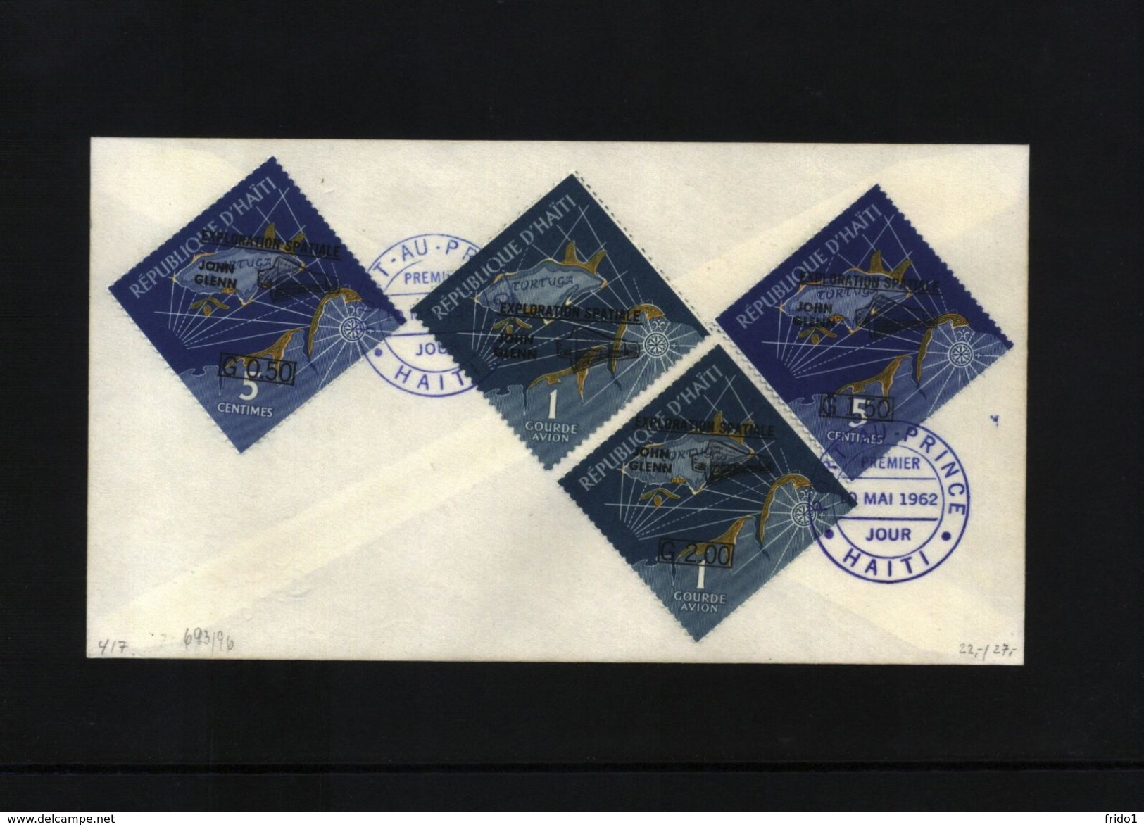 Haiti 1962 Raumfahrt / Space  FDC - Zuid-Amerika