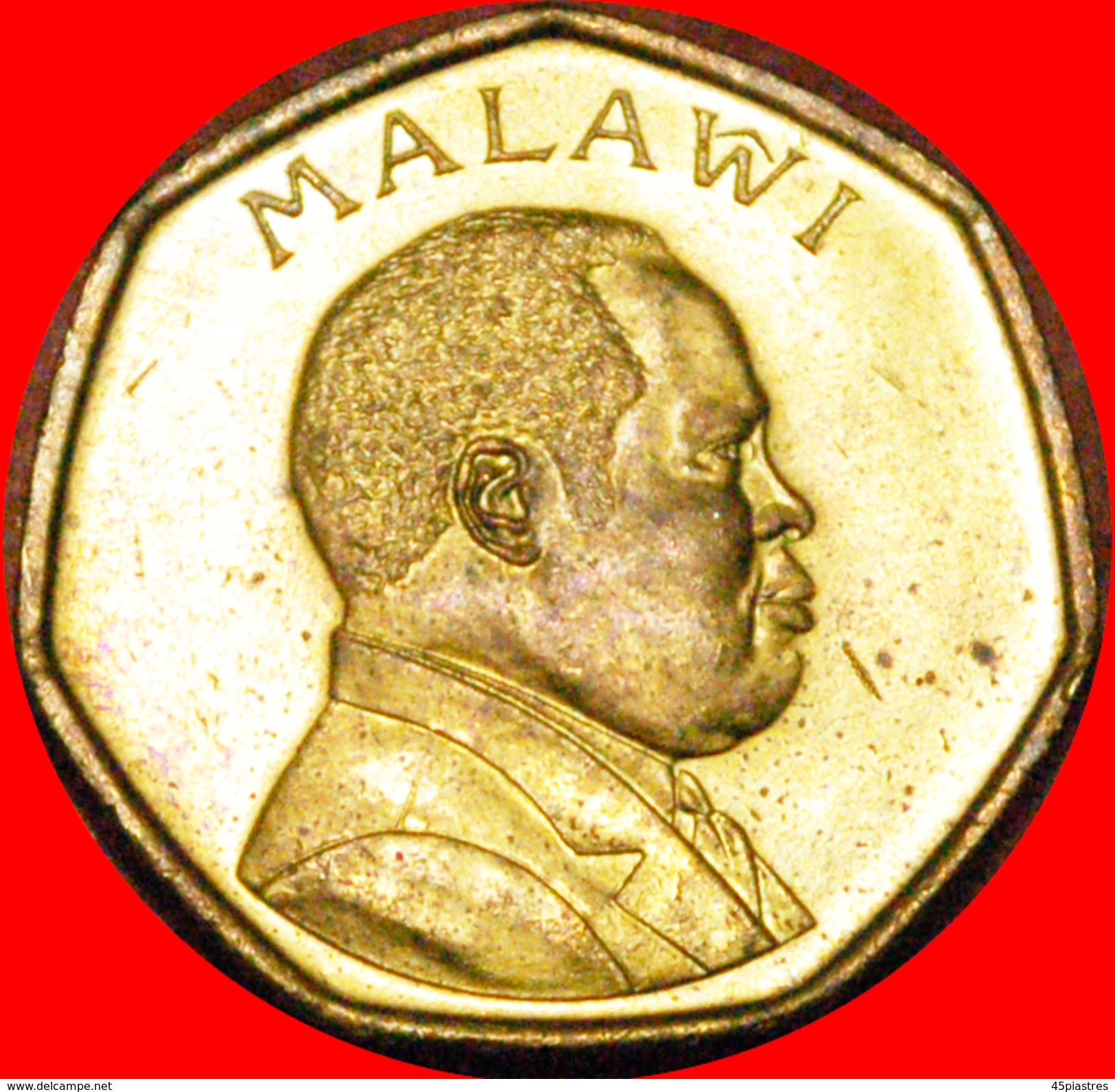 * HEPTAGON: MALAWI ★ 50 TAMBALA 1996! MINT LUSTRE! LOW START&#x2605; NO RESERVE! - Malawi
