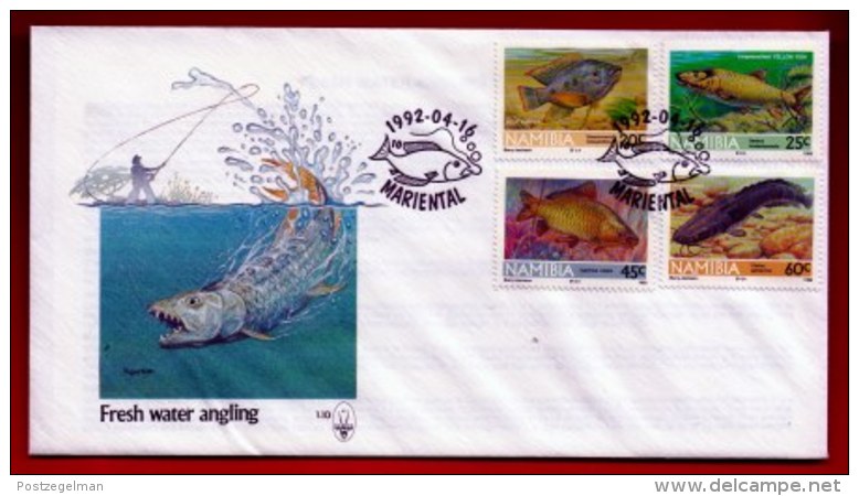 NAMIBIA, 1991, Mint FDC, Fishes, MI Nr. 1.10,  F4015 - Namibië (1990- ...)