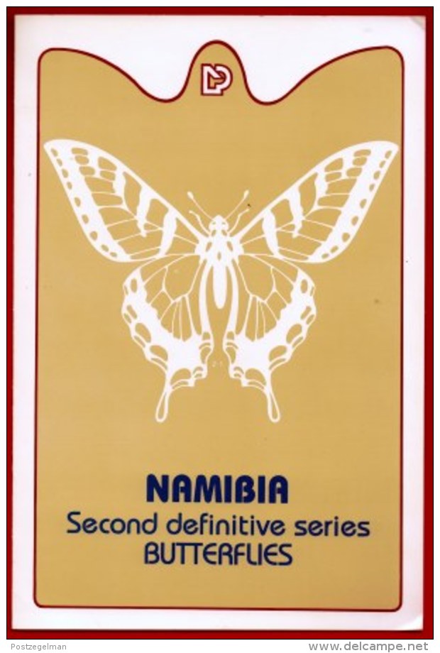 NAMIBIA, 1994, Mint FDC, Butterflies, MI Nr. 2.1,  F4023  (on Card) - Namibië (1990- ...)