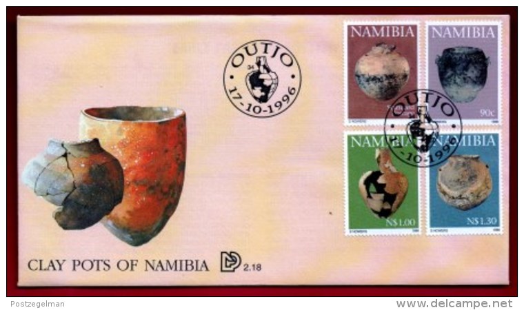 NAMIBIA, 1996, Mint FDC,  Clay Pots, MI Nr. 2.18,  F4043 - Namibia (1990- ...)