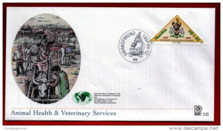 NAMIBIA, 1997, Mint FDC,  Veterinary Organization, MI Nr. 2.25,  F4055 - Namibia (1990- ...)