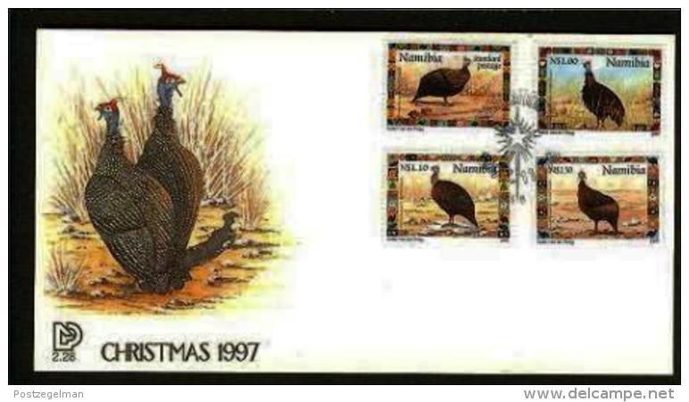 NAMIBIA, 1997, Mint FDC , Christmas Guinea Fowl, MI Nr. 2.28,  F3601 - Namibia (1990- ...)