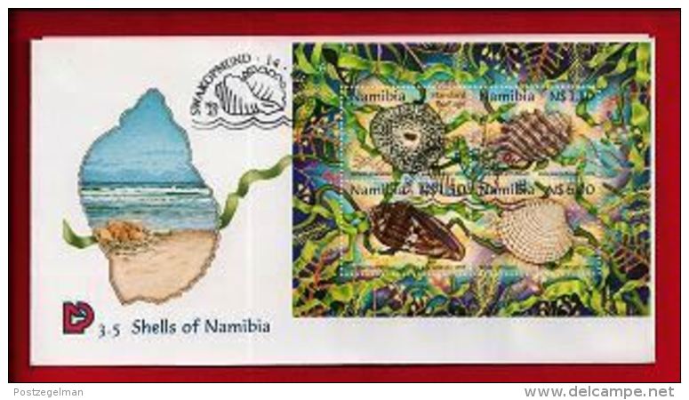 NAMIBIA, 1998, Mint FDC , Shells Of Namibia, MI Nr. 3.05ms  F3622 - Namibië (1990- ...)