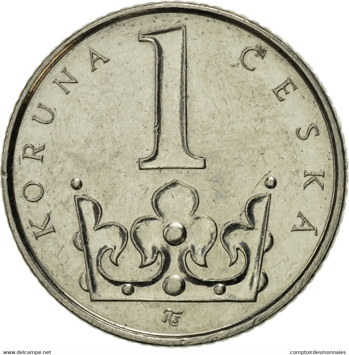 Monnaie, République Tchèque, Koruna, 2002, SUP, Nickel Plated Steel, KM:7 - Tchéquie