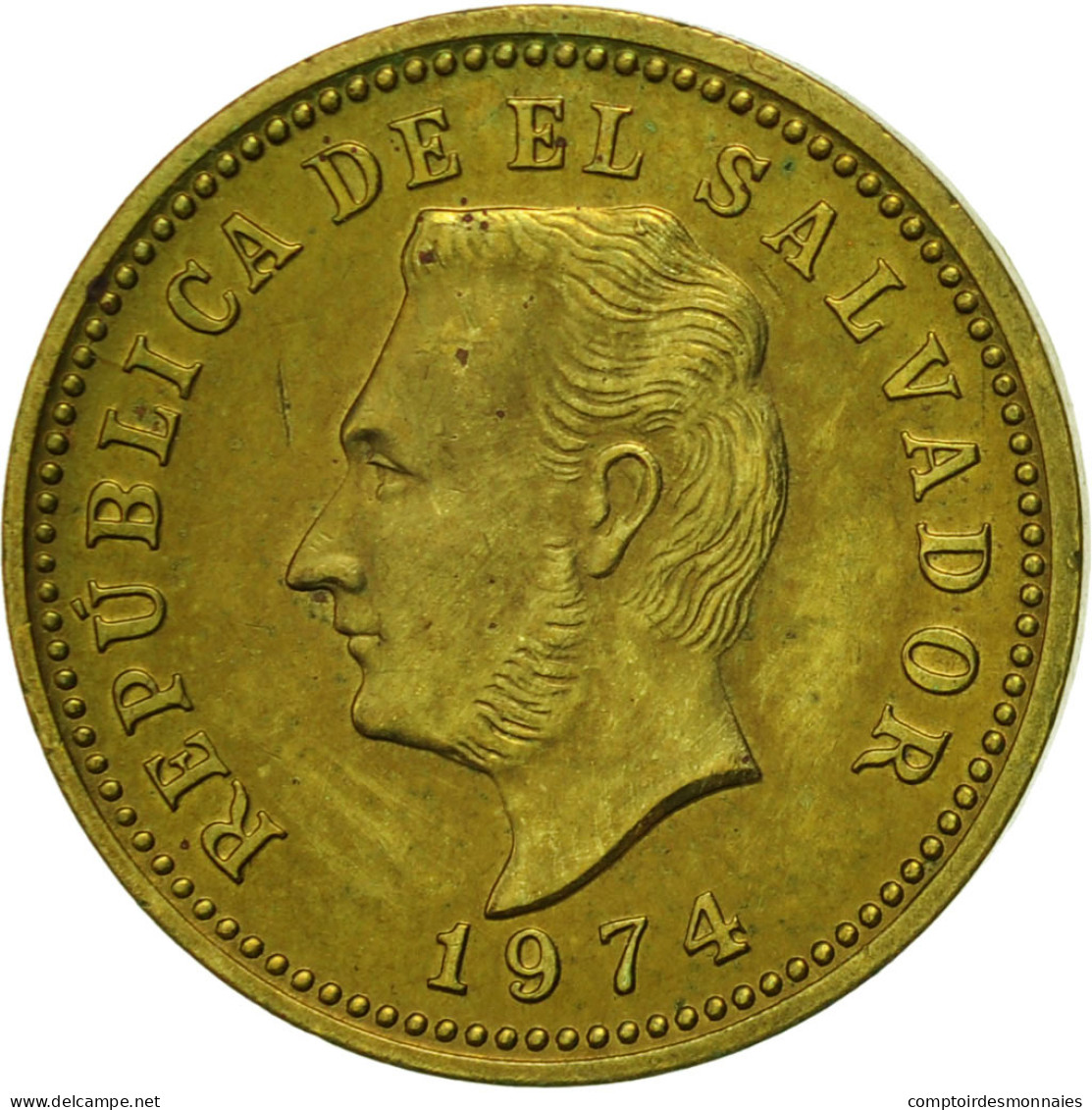 Monnaie, El Salvador, 3 Centavos, 1974, British Royal Mint, England, SUP - Salvador