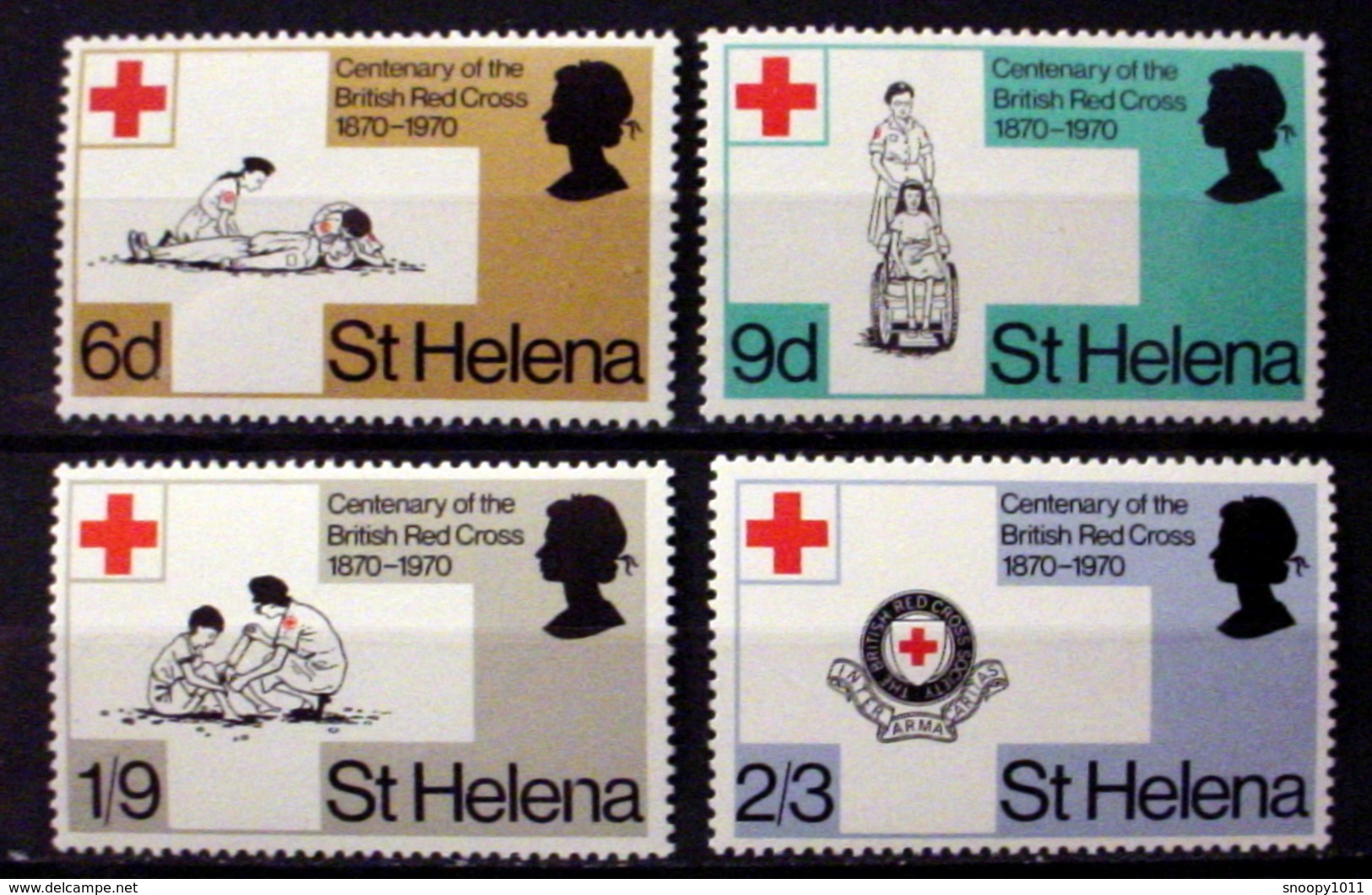 SAINT HELENA # 236-239.   Centenary Of British Red Cross.  MNH (**) - Saint Helena Island