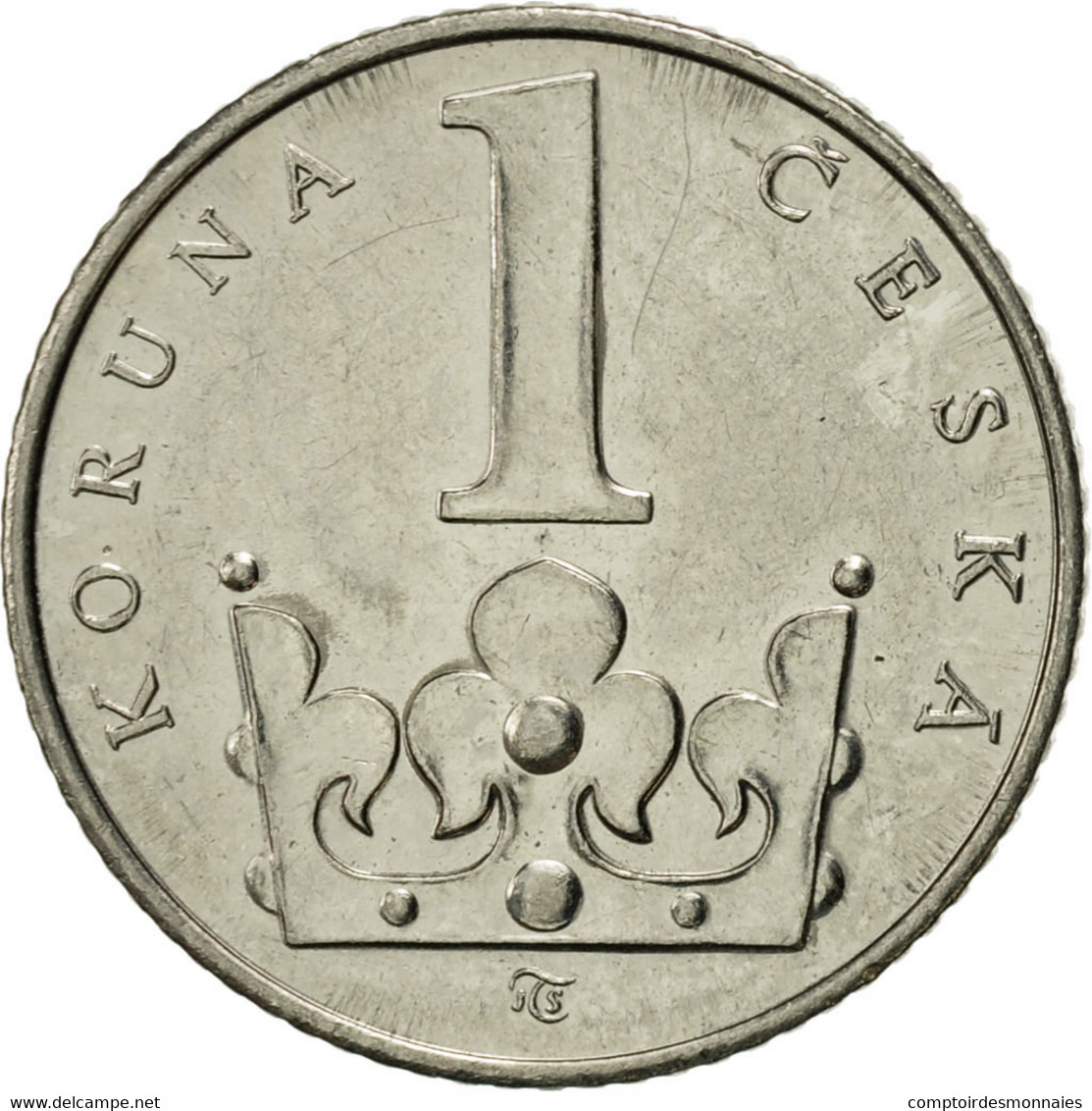 Monnaie, République Tchèque, Koruna, 1993, SUP, Nickel Plated Steel, KM:7 - Czech Republic