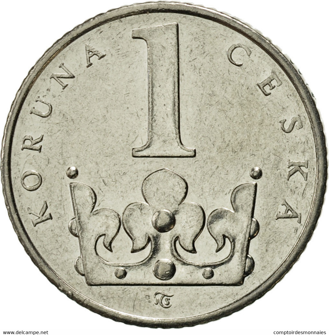 Monnaie, République Tchèque, Koruna, 1996, SUP, Nickel Plated Steel, KM:7 - Czech Republic