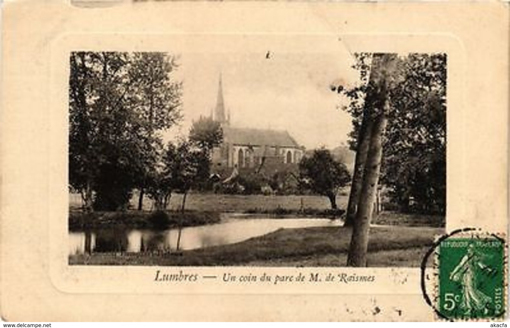 CPA Lumbres-Un Coin Du Parc De M. De Raismes (43933) - Autres & Non Classés