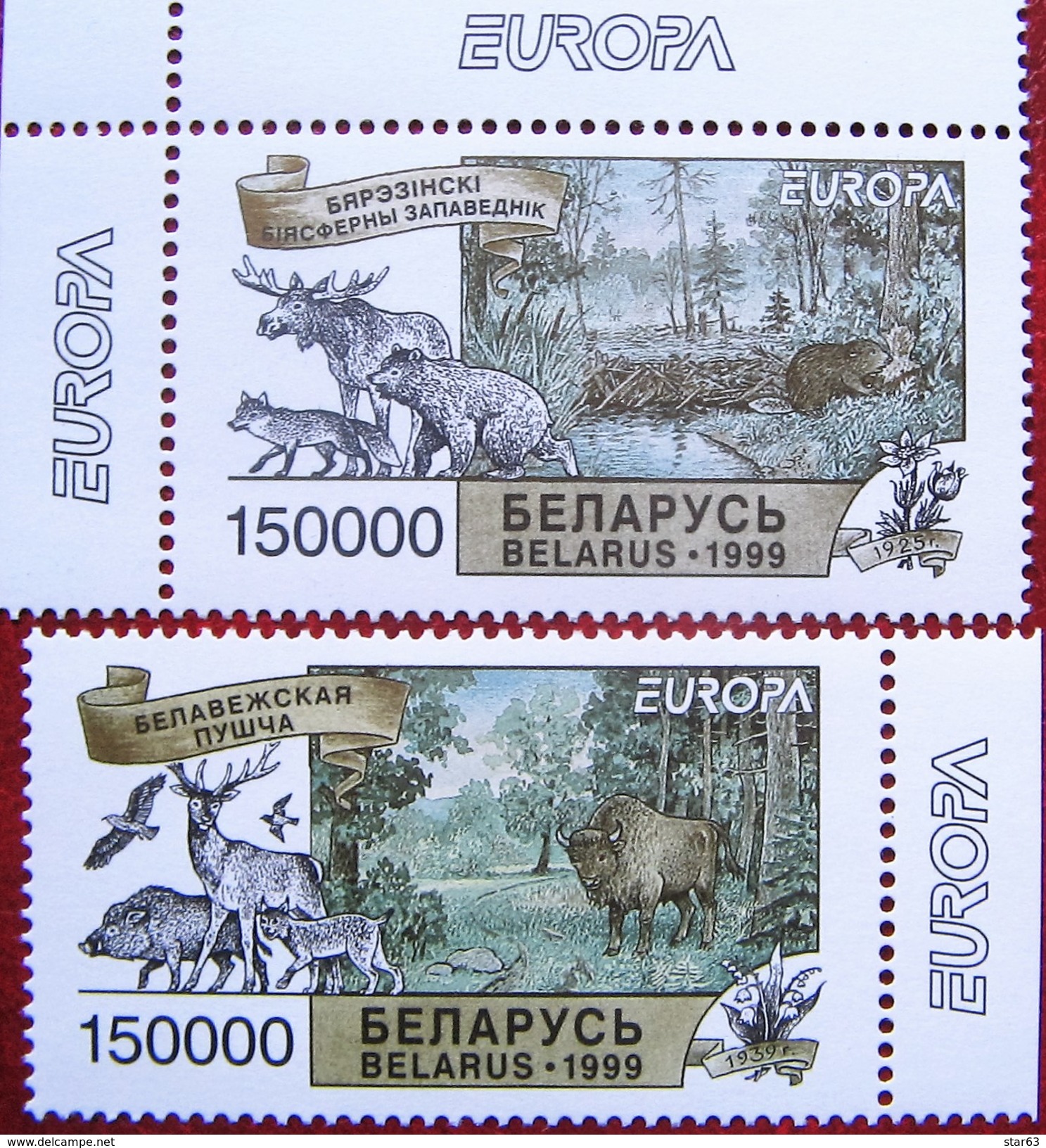 Belarus    1999 Europa - CEPT  2 V MNH - 1999