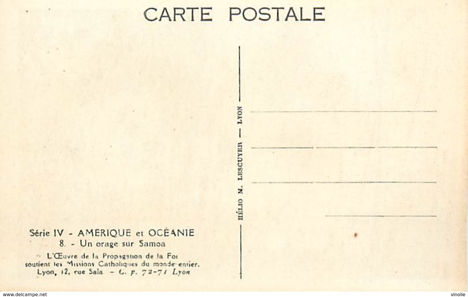 A-17-8749 :  SAMOA - Samoa Américaine