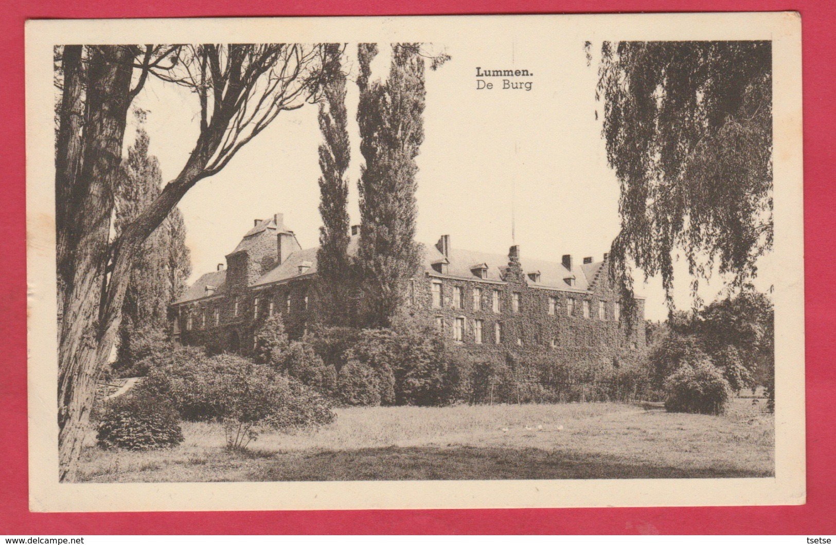 Lummen - De Burg - 1953 ( Verso Zien ) - Lummen