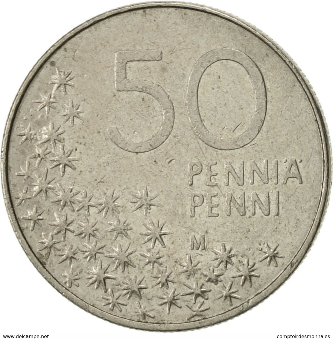 Monnaie, Finlande, 50 Penniä, 1990, TTB, Copper-nickel, KM:66 - Finlande