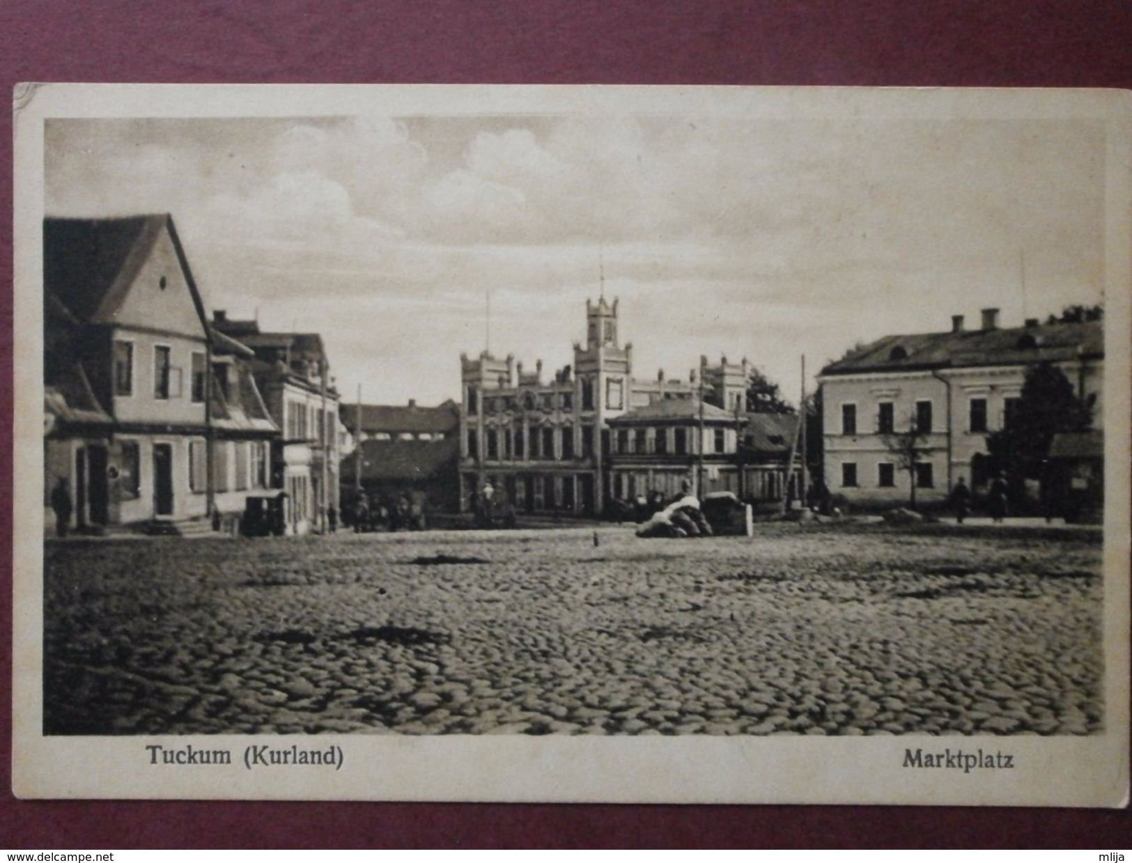 LATVIA .TUCKUM(KURLAND).MARKTPLATZ - Letland