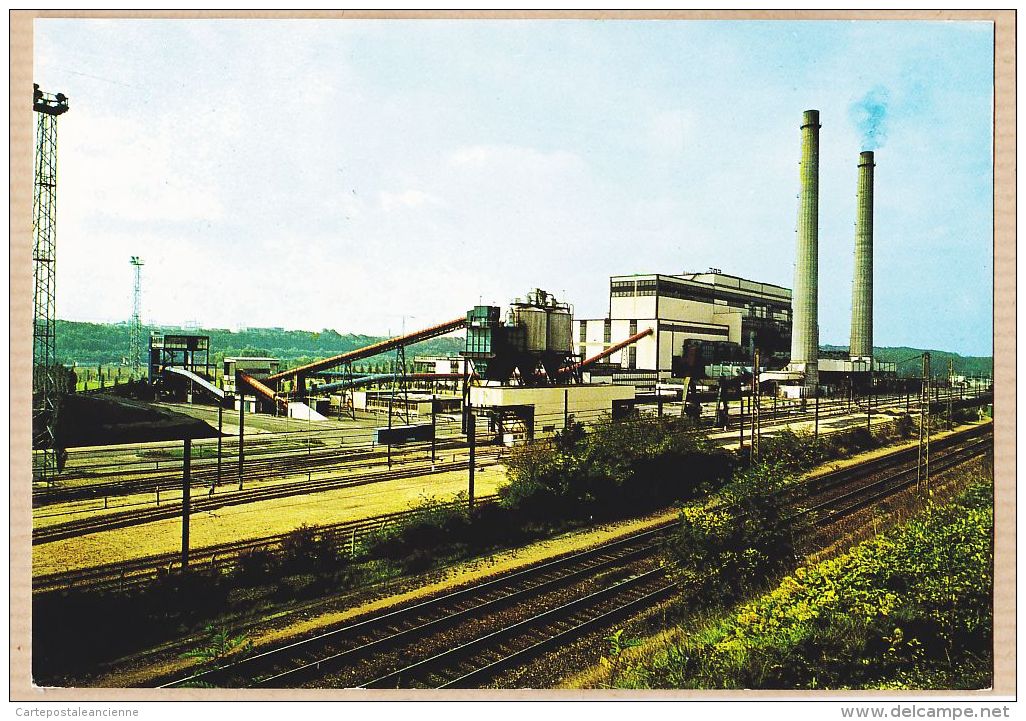 X77155 GRANDE-PAROISSE Environs SAINT-MAMMES Seine-Marne La Centrale Thermique Charbon E.D.F  1960s Cliché HODBERT 3380 - Saint Mammes